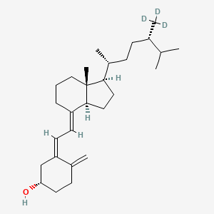 molecular formula C28H46O B12424802 Vitamin D4-d3 