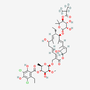 molecular formula C52H74Cl2O18 B12424827 Fidaxomicin-d7 