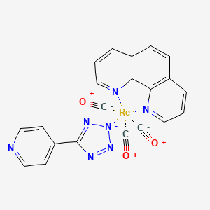 molecular formula C21H12N7O3Re- B12424832 Endoplasmic reticulum dye 1 