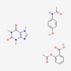 molecular formula C25H27N5O8 B1242484 Excedrin extra strength CAS No. 83535-74-4