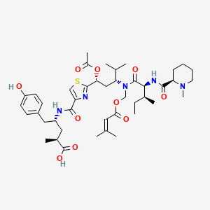 molecular formula C43H63N5O10S B12424903 Tubulysin G 