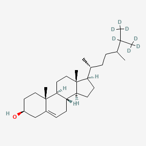 5-Cholesten-24(RS)-methyl-d3-3ss-ol-d7; 5-Cholesten-24(RS)-methyl-3beta-ol-25,26,26,26,27,27,27-d7