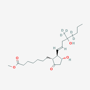 molecular formula C22H38O5 B12424942 (8R,11R,12R,16RS)-Misoprostol-d5 