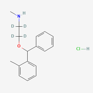 molecular formula C17H22ClNO B12424972 Tofenacin Hydrochloride Salt-d4 