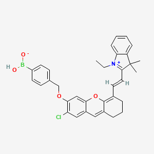 molecular formula C34H33BClNO4 B12424986 Nir-H2O2 