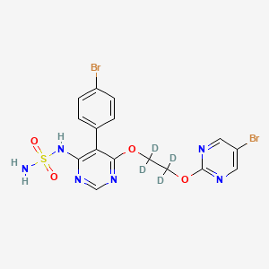 molecular formula C16H14Br2N6O4S B12425039 Aprocitentan D4 