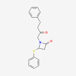 4-phenylthio-N-(4-phenyl-2-oxobutyl)azetidin-2-one
