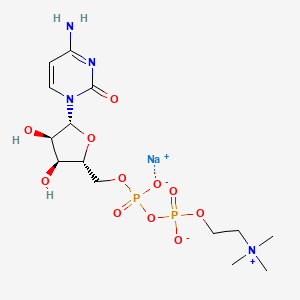 molecular formula C14H25N4NaO11P2 B12425045 Citicoline (sodium) 