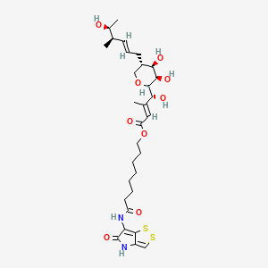 molecular formula C30H44N2O9S2 B1242507 Thiomarinol A 