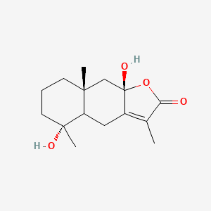 4alpha,8beta-Dihydroxyeudesm-7(11)-en-12,8-olide