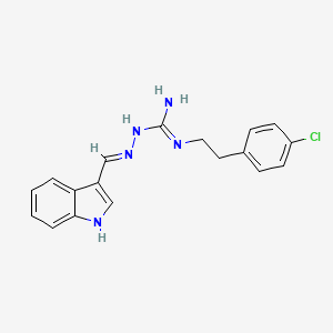 molecular formula C18H18ClN5 B12425138 RXFP3 agonist 1 