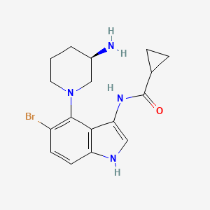 molecular formula C17H21BrN4O B12425140 CHK1 inhibitor 