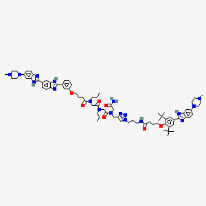 molecular formula C77H102N18O7 B12425157 Targaprimir-96 