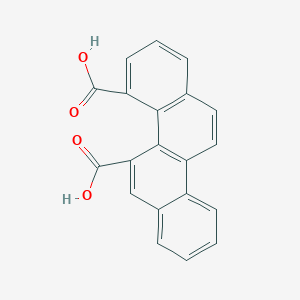 molecular formula C20H12O4 B1242517 4,5-Chrysenedicarboxylate 