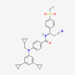 molecular formula C34H37N3O3S B12425189 RORgammat agonist 3 