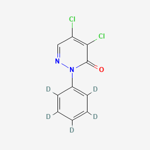 1-Phenyl-4,5-dichloro-6-pyridazone-d5