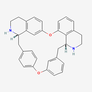 molecular formula C32H30N2O2 B1242521 小檗碱 