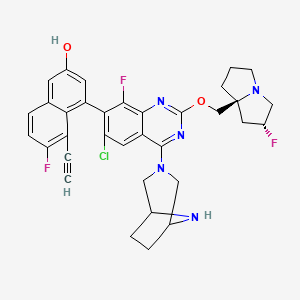 molecular formula C34H31ClF3N5O2 B12425235 KRAS G12D inhibitor 3 