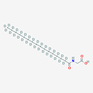 molecular formula C18H35NO3 B12425256 N-Palmitoylglycine-d31 