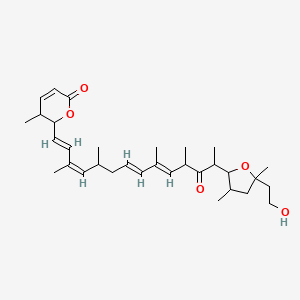 molecular formula C32H48O5 B1242528 Leptofuranin A 