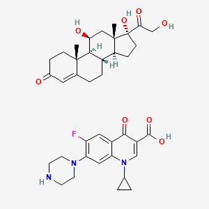 molecular formula C38H48FN3O8 B1242529 Cipro HC CAS No. 494841-09-7