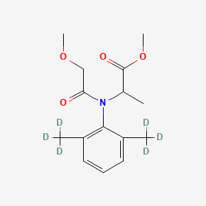 molecular formula C15H21NO4 B12425300 Metalaxyl-d6 