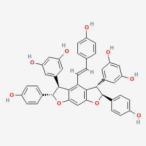 molecular formula C42H32O9 B1242532 Gnetin H CAS No. 105132-92-1