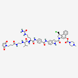 molecular formula C56H65ClN12O10 B12425320 MB-VC-Mgba 