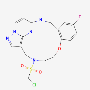 molecular formula C18H19ClFN5O3S B12425329 Trk-IN-12 