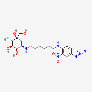 (1S,2S,3R,4S,5S)-5-[6-(4-azido-2-nitroanilino)hexylamino]-1-(hydroxymethyl)cyclohexane-1,2,3,4-tetrol