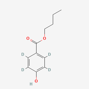 molecular formula C11H14O3 B12425407 n-Butyl 4-hydroxybenzoate-2,3,5,6-d4 