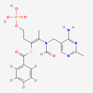 molecular formula C19H23N4O6PS B12425409 Benfotiamine-d5 