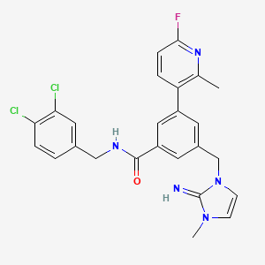 molecular formula C25H22Cl2FN5O B12425418 Wdr5-IN-4 