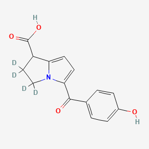 molecular formula C15H13NO4 B12425438 4-Hydroxy Ketorolac-d4 