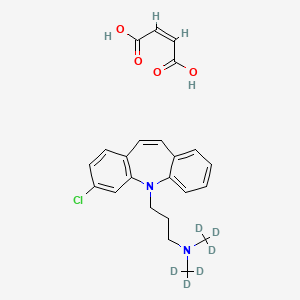 molecular formula C23H25ClN2O4 B12425495 3-Chlorobalipramine-d6 (maleate) 