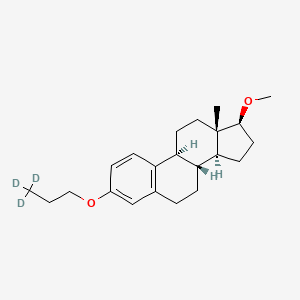 molecular formula C22H32O2 B12425502 Promestriene-d3 