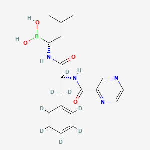 molecular formula C19H25BN4O4 B12425545 Bortezomib-d8 