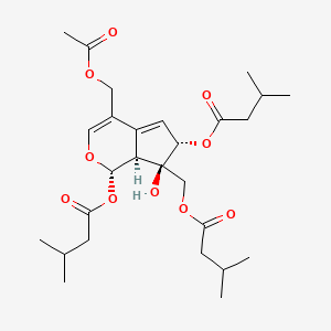 molecular formula C27H40O10 B12425559 Valtrate Hydrine B4 