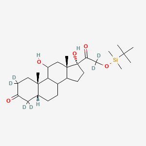 5beta-Dihydrocortisol 21-O-tert-butyldimethylsilyl ether-d6