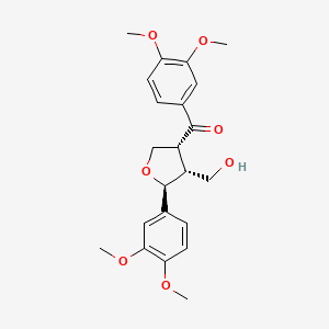 molecular formula C22H26O7 B1242559 Magnone A 