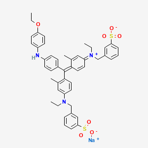 molecular formula C47H48N3NaO7S2 B12425598 Brilliant blue G-250 