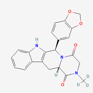 molecular formula C22H19N3O4 B12425599 cis-Tadalafil-d3 