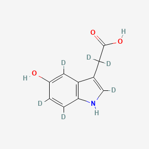 molecular formula C10H9NO3 B12425616 5-hydroxy Indole-3-acetic Acid-d6 