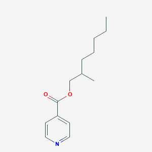 molecular formula C14H21NO2 B1242562 2-Methylheptyl isonicotinate 