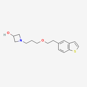 molecular formula C16H21NO2S B1242566 Edonerpic CAS No. 519187-23-6