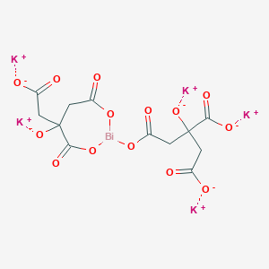 molecular formula C12H8BiK5O14 B12425670 Pentapotassium;2-[2-[[5-(carboxylatomethyl)-5-oxido-4,7-dioxo-1,3,2-dioxabismepan-2-yl]oxy]-2-oxoethyl]-2-oxidobutanedioate 