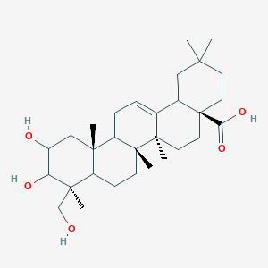 molecular formula C30H48O5 B12425682 2alpha,3alpha,24-Trihydroxyolean-12-en-28-oic acid 