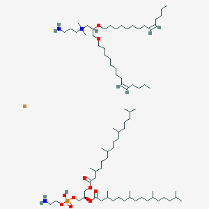 molecular formula C81H163BrN3O10P B1242570 Vaxfectin CAS No. 370108-99-9