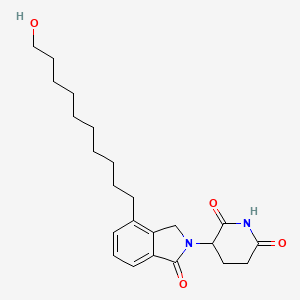 molecular formula C23H32N2O4 B12425704 Lenalidomide-C10-OH 