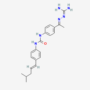 molecular formula C22H28N6O B12425733 Antibacterial agent 75 